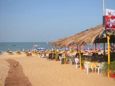 Entry to Baga Beach, Goa, India