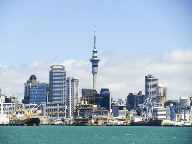 New Zealand skyline Auckland