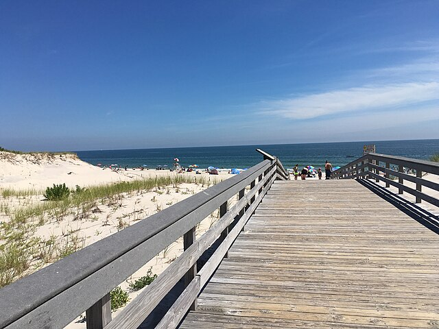 Island Beach State Park boardwalk