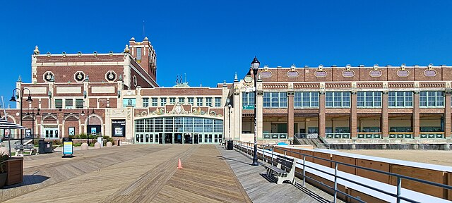 Boardwalk and Convention Hall - Asbury Park, New Jersey, USA