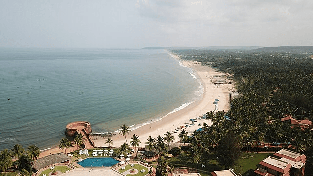 Aerial Candolim Beach