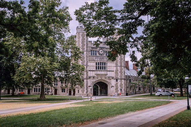 Facade of Princeton University