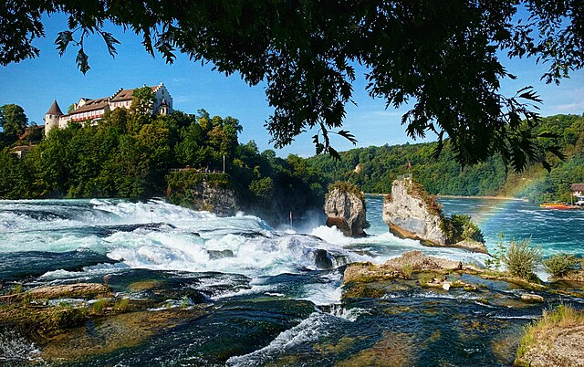 Rhine Falls and the Laufen Castle