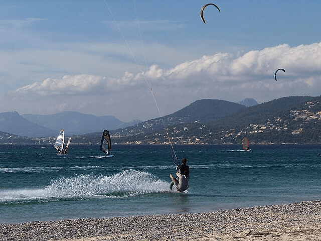 Kiter mit Beifahrer