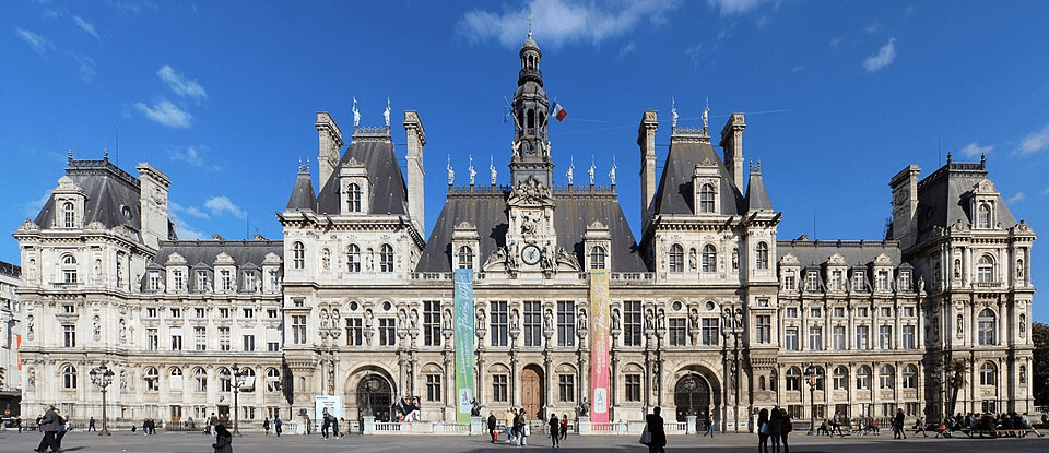 Hôtel ville façade principale Paris